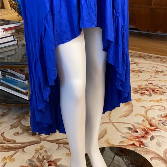 Cobalt blue strapless sundress - Picture 4 of 7